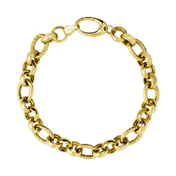Pulsera Oro Cadena Oval