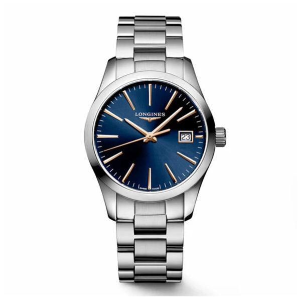 Reloj Longines conquest esfera azul