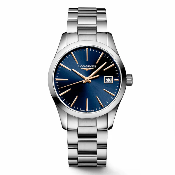 Reloj Longines conquest esfera azul