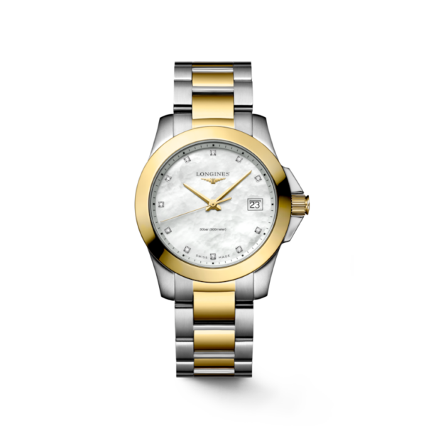 Reloj longines conquest dorado 34mm