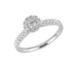 Anillo Oro blanco Sofia roseta