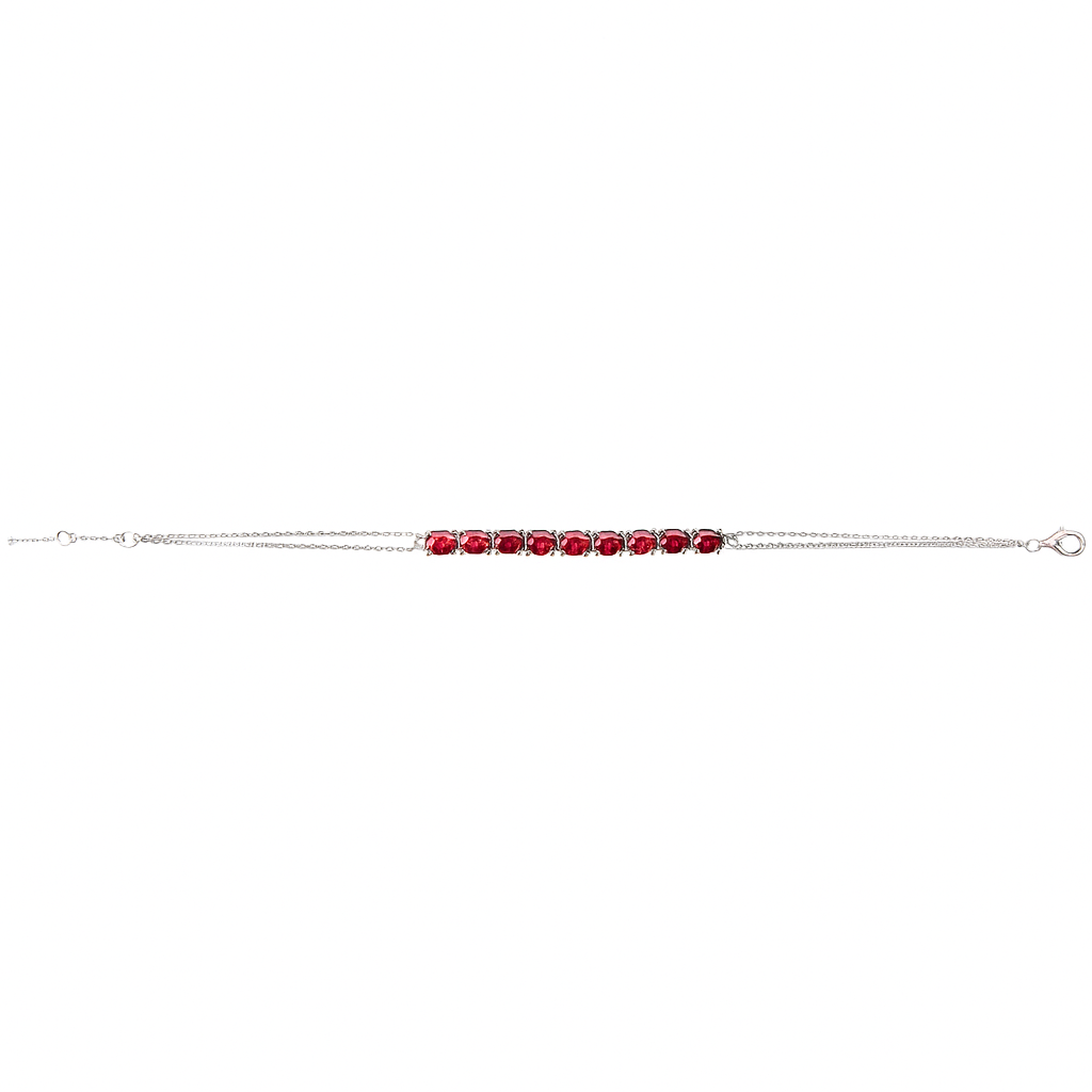 PULSERA RUBI NATURALES 4.09ct