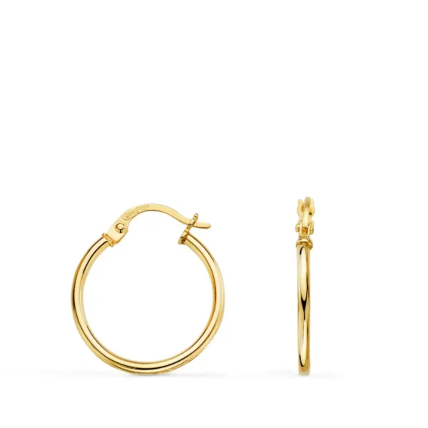 argollas oro amarillo 18k