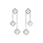 Aros flor Nacar Cadena