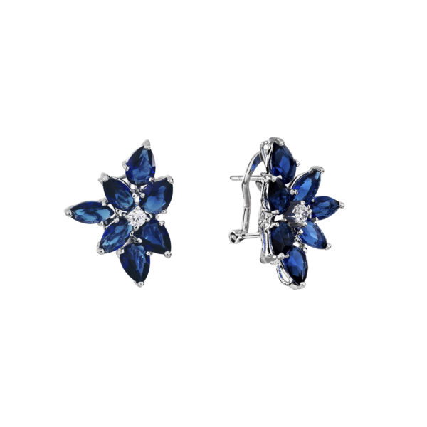 Aros Estrella de Zafiro