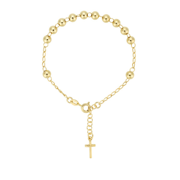 Pulsera Rosario Dorado