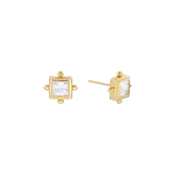 Aros Cuadrados Vintage
