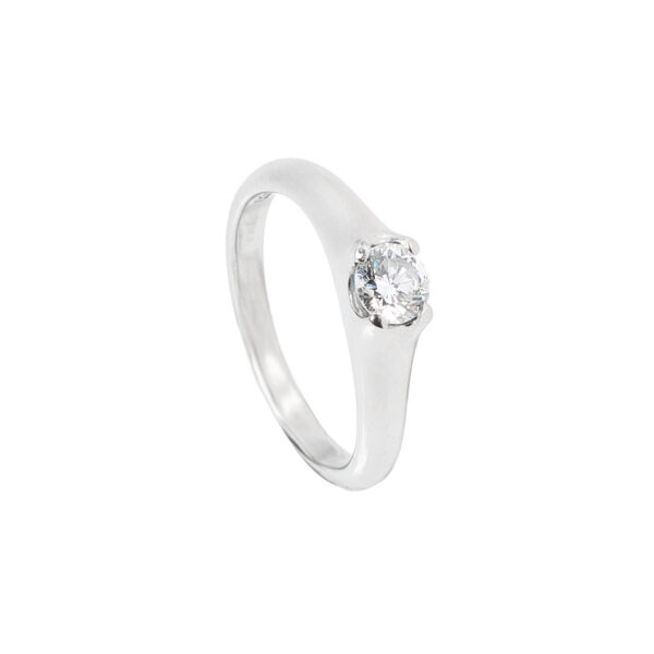 Anillo Solitario 0.33ct Talla 7