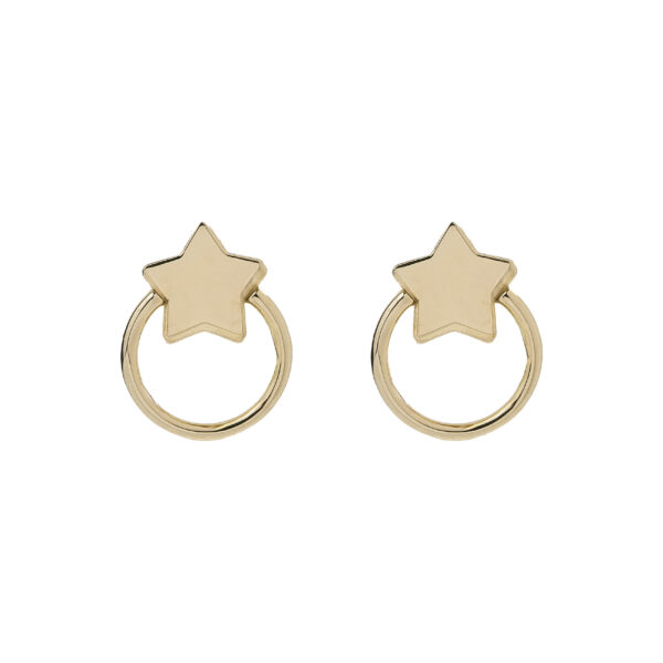 AROS ESTRELLA ORO 18 KT