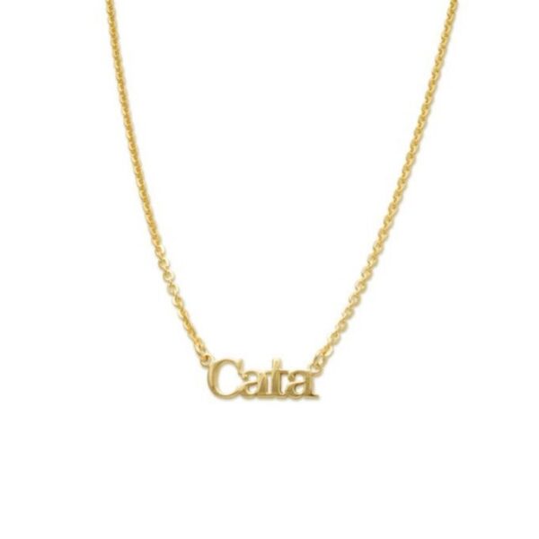 Collar My Name Personalizable Vermeil Oro 18K