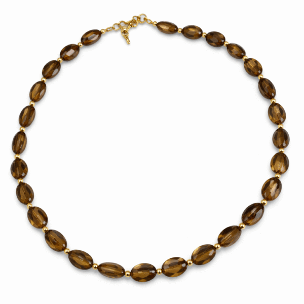 COLLAR TOPACIO NATURAL CORTE BRIOLLETTE