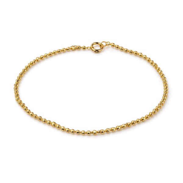 PULSERA PIRITA NATURAL GOLDFILLED