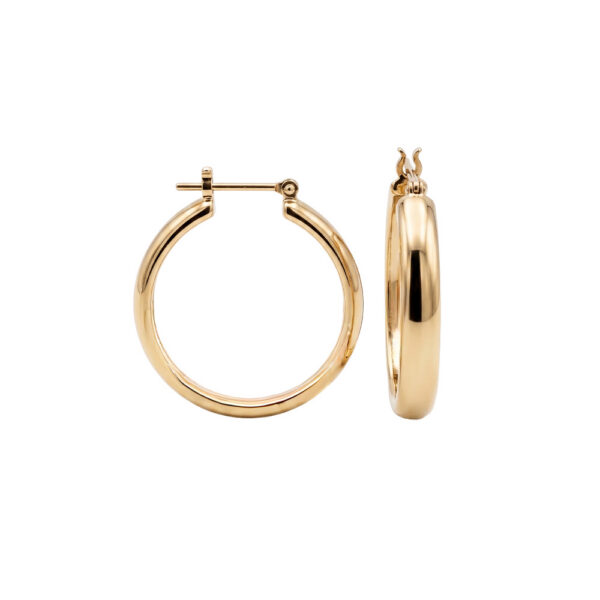 ARGOLLAS ORO AMARILLO 14MM 18K