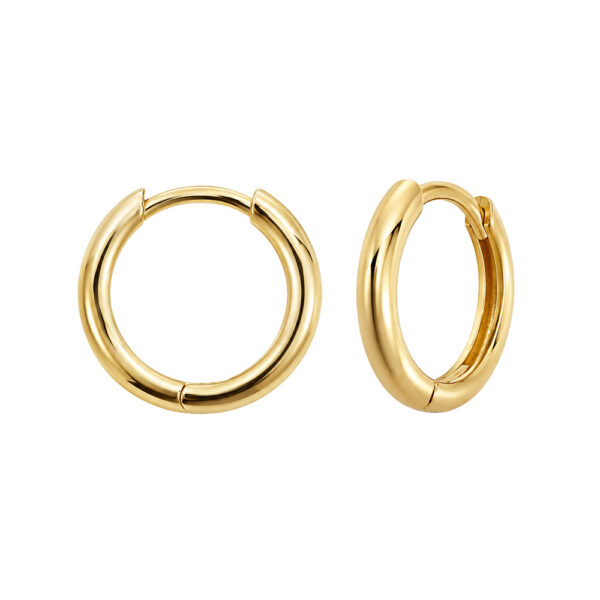 Argollas Doradas mini 10mm